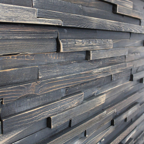 3D Weathered Wood Wall Panels | 0.54m2 (5pcs)