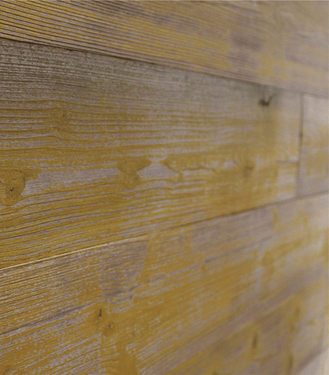 Wood Panel Mustard