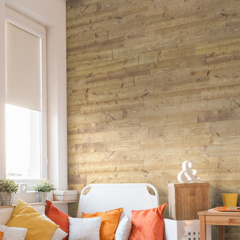 Wooden Peel & Stick Wall Panels, Textured | 1.5m2 (10pcs)